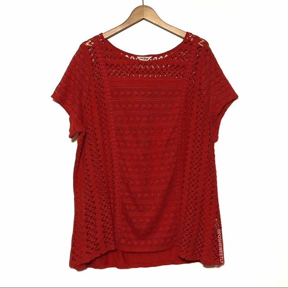 Lucky Brand Tops - Lucky Brand Crochet Top